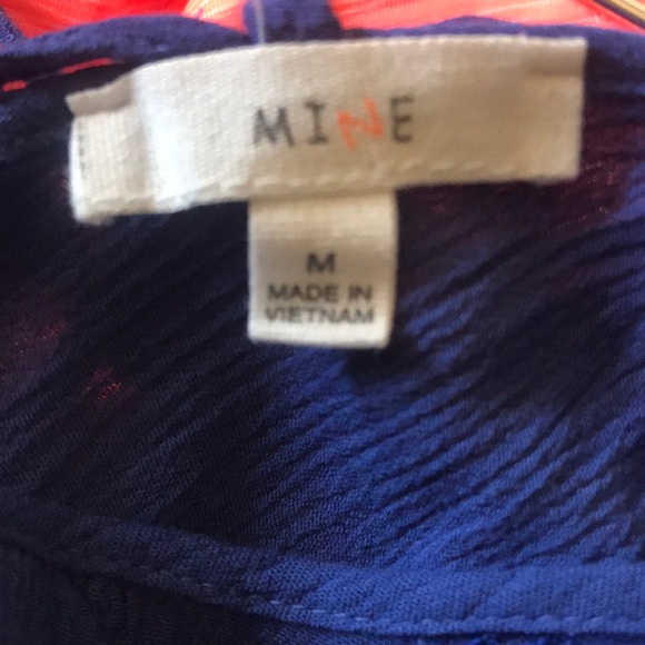 Blue Crop Top by MINE - Picture 7 of 7